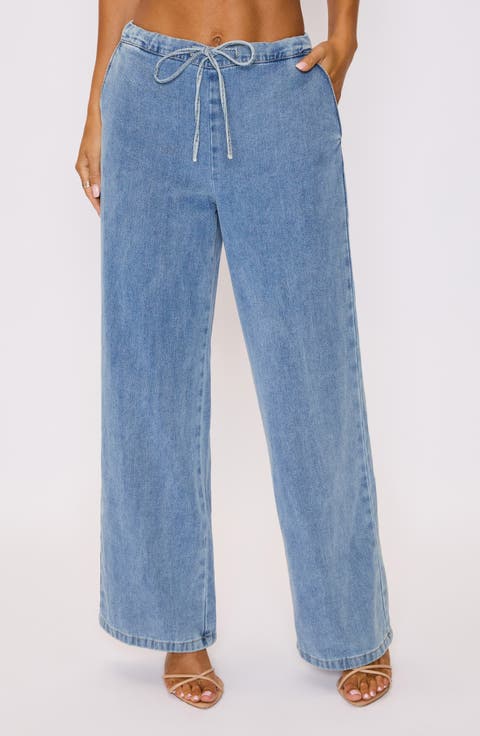 Sarah Drawstring Jeans