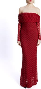 Bardot Adoni Off the Shoulder Long Sleeve Dress