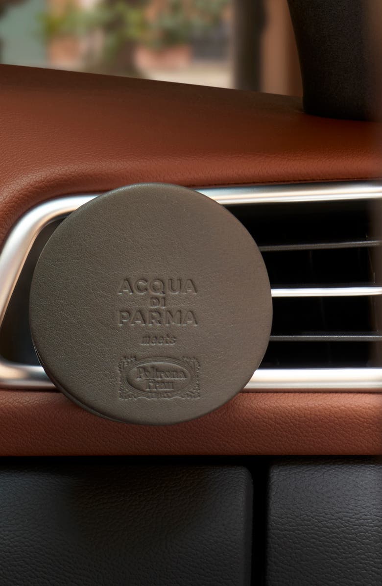 Acqua di Parma x Poltrona Frau Grey Car Diffuser Leather Case, Alternate, color,