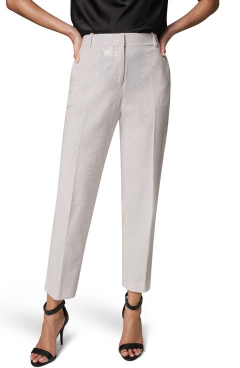 Sequin Slim Fit Pants