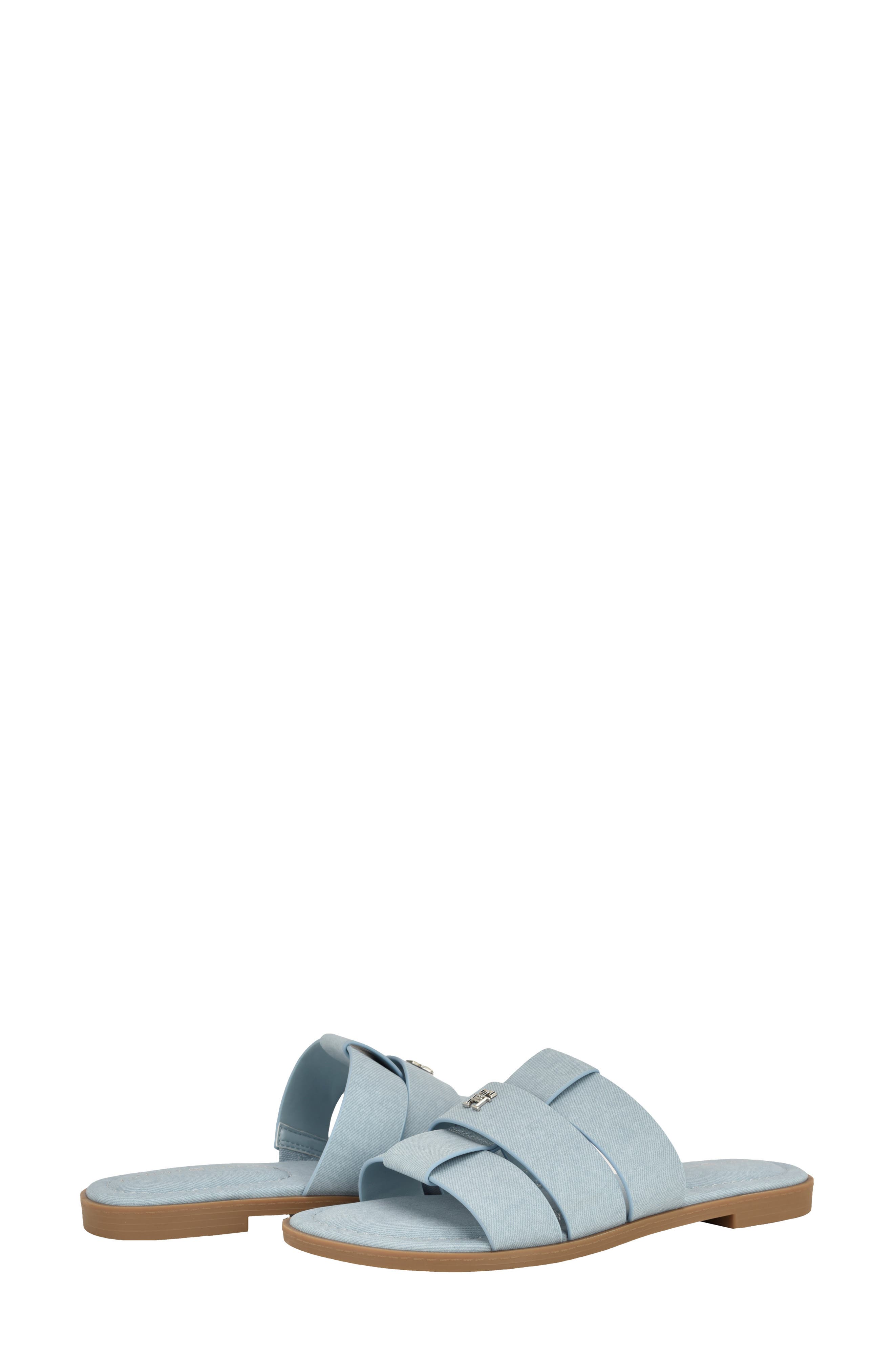 Tommy Hilfiger Moden Slide Sandal, Alternate, color, Blue