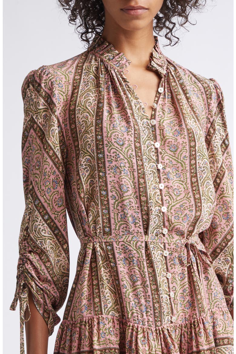 Junie Pepper Paisley Shirtdress, Alternate, color, AMOUR PINK MULTI