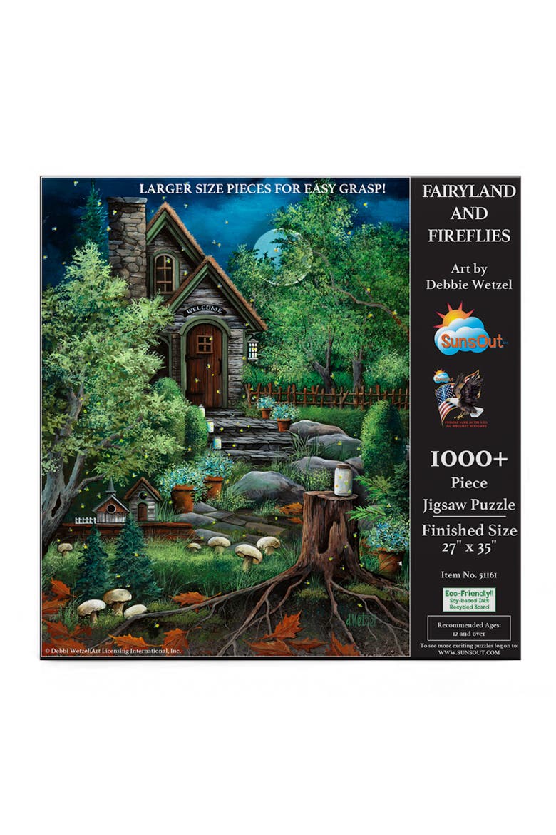 Fairyland and Fireflies 1000 piece Jigsaw Puzzle for Adults Large Pieces, Alternate, color, Multicolor