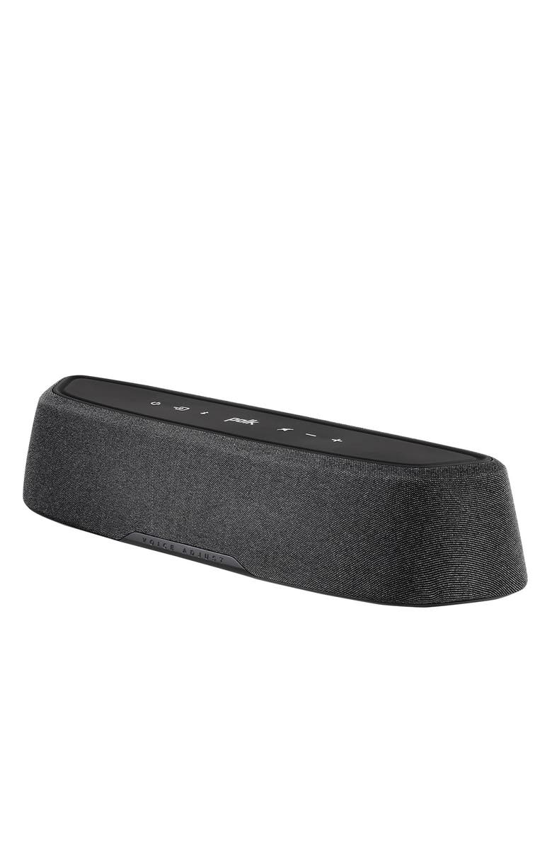 Polk Audio Magnifi Mini AX Ultra-Compact Dolby Atmos and DSTX Soundbar with Wireless Subwoofer, Alternate, color, Black