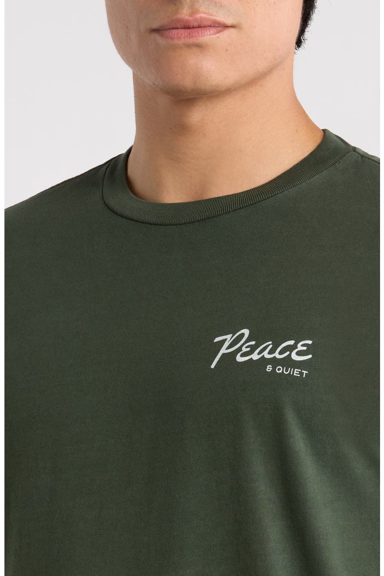Diner Graphic T-Shirt, Alternate, color, FOREST