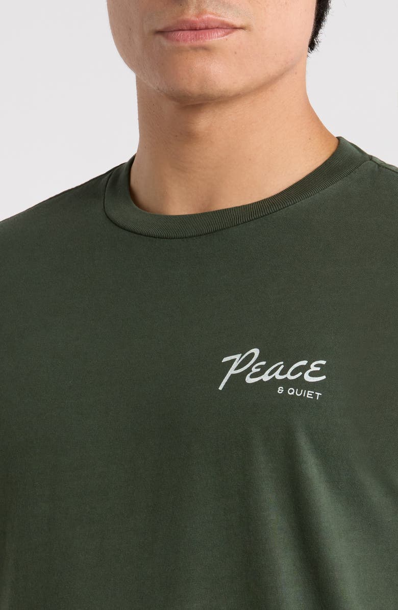 Museum of Peace & Quiet Diner Graphic T-Shirt, Alternate, color, Forest