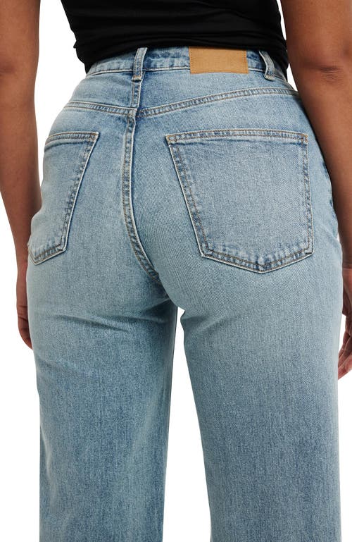 Cotton On Curvy Stretch Wide Jean In Stone Blue