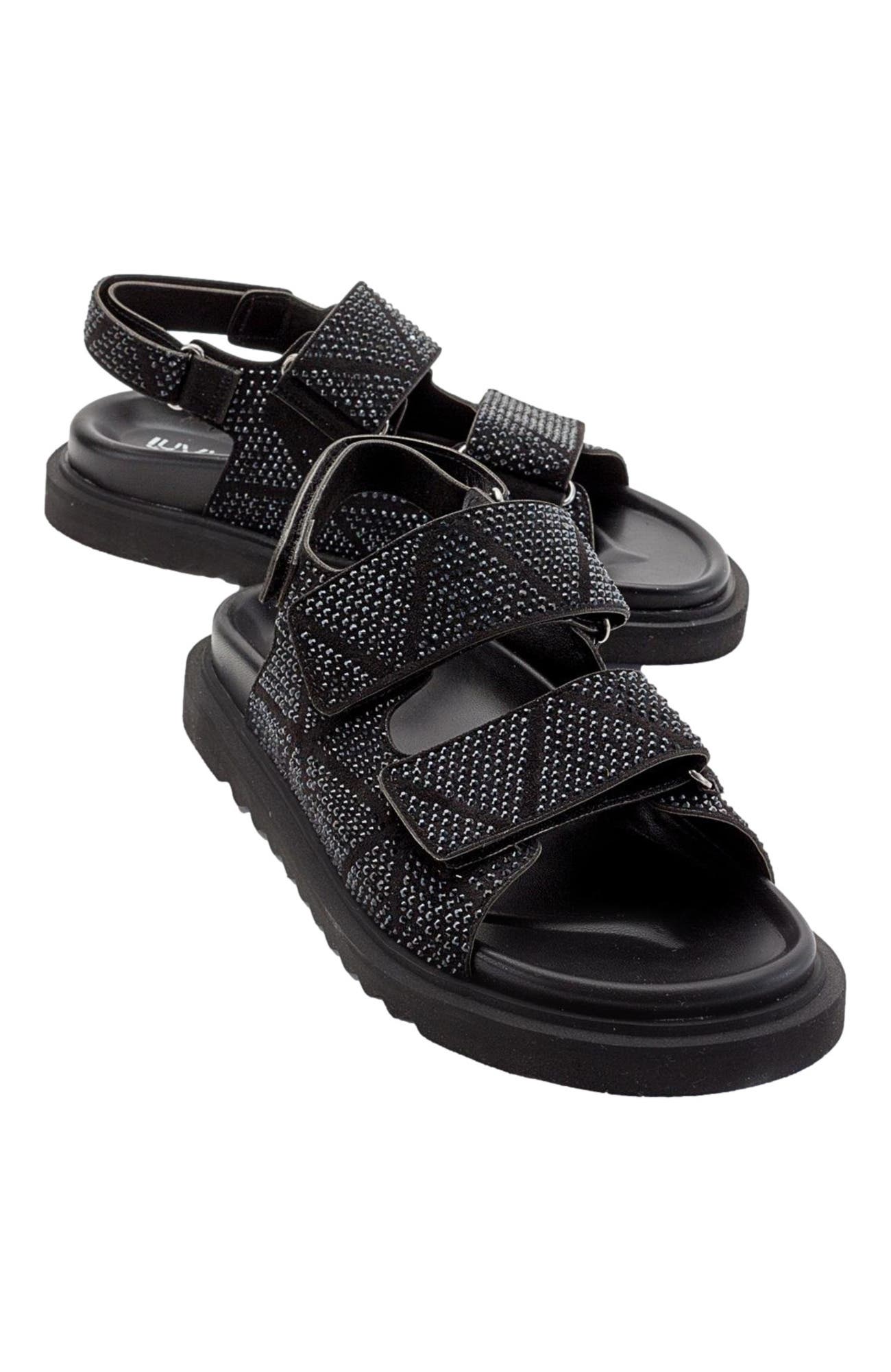 Prologue Shoes MELLOM Embellished Sandal, Main, color, 