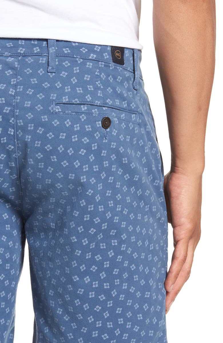 AG Flora Print Slim Fit Shorts, Alternate, color, Flora Pacific Coast