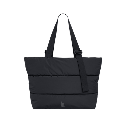 Got Bag Puffer Tote Bag In Black Monochrome