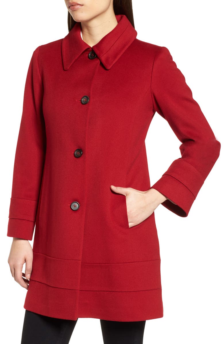 Fleurette Wool Coat, Alternate, color,