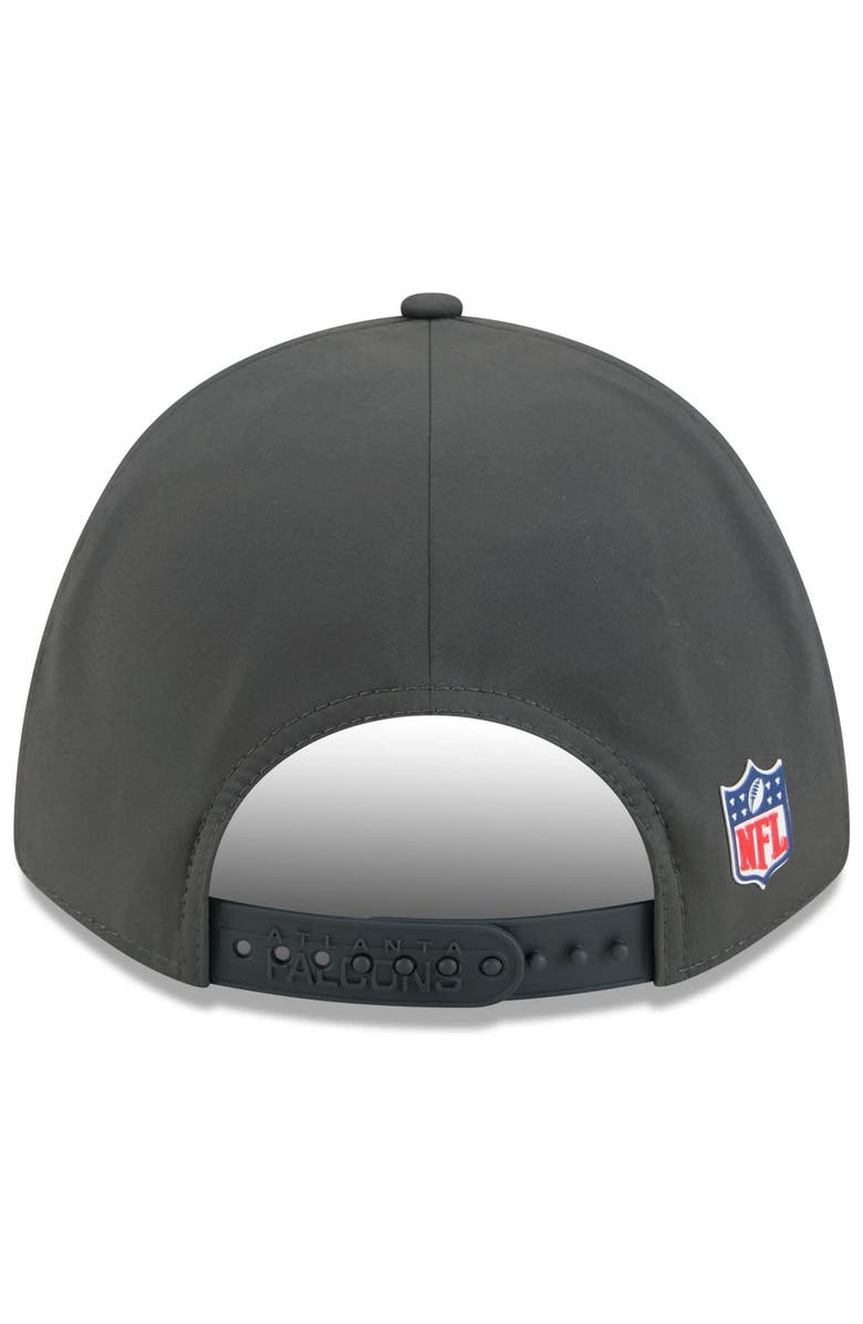 New Era Men's New Era Charcoal Atlanta Falcons 2025 Sideline Cold Weather 9FORTY M-Crown Adjustable Hat, Alternate, color, Charcoal