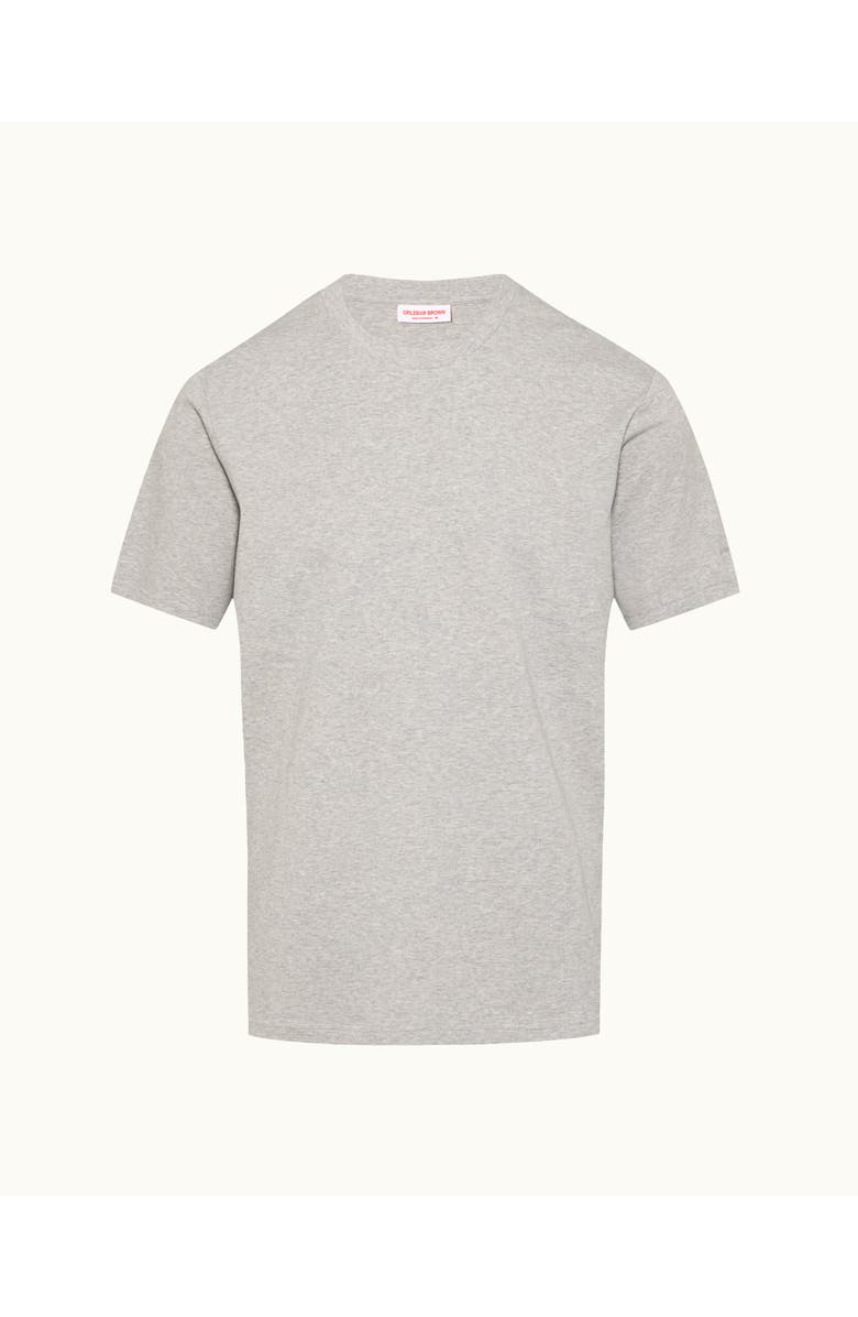 Orlebar Brown Ob Standard Easy Fit Interlock Cotton Jersey T-Shirt, Alternate, color, Grey Melange
