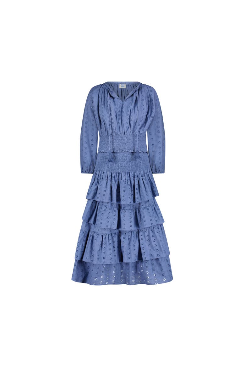 Karmin Womens Ruffle Skirt, Alternate, color, Blue