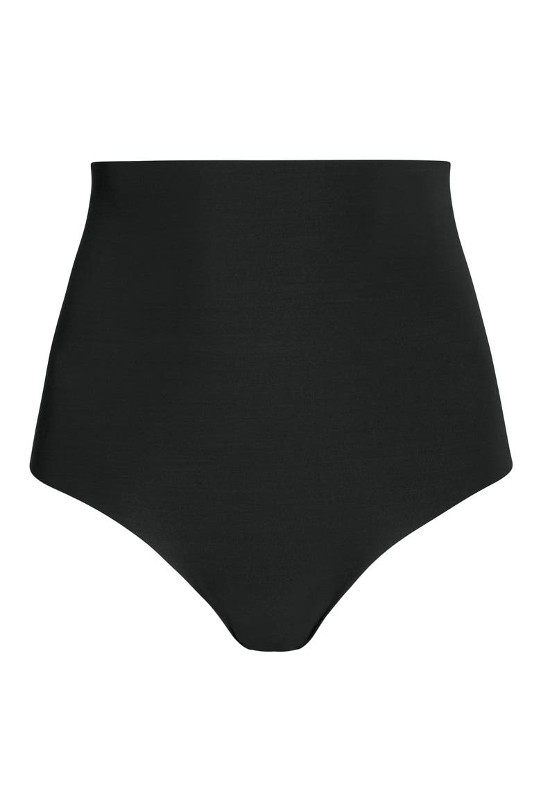 Control Top Thong, Alternate, color, BLACK