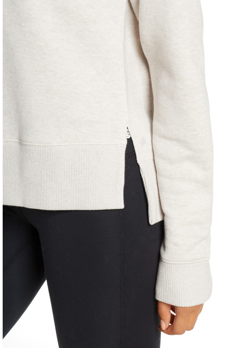 Nola High/Low Sweatshirt, Alternate, color, OATMEAL SOFT HEATHER