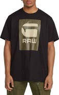G-STAR Burger Box Rain Loose Organic Cotton Graphic T-Shirt