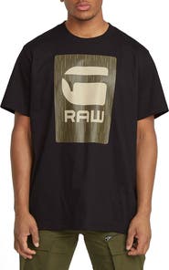 G-STAR Burger Box Rain Loose Organic Cotton Graphic T-Shirt