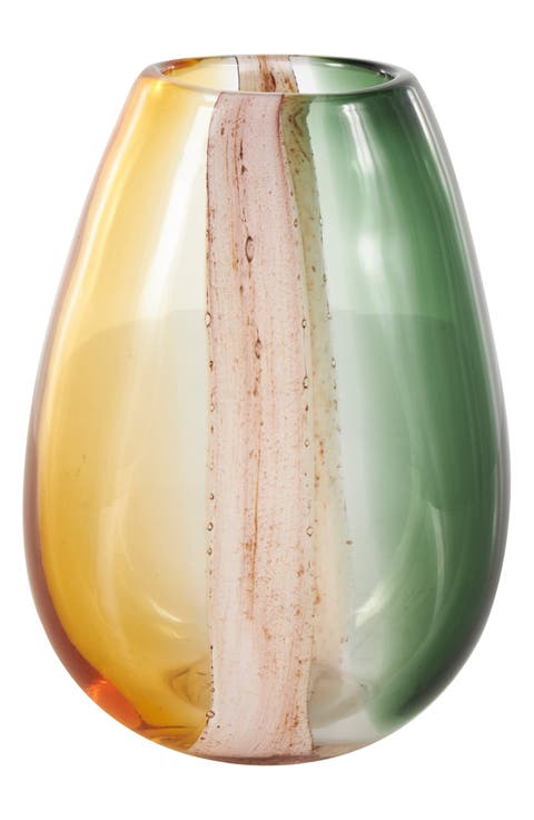 Multicolor Glass Vase