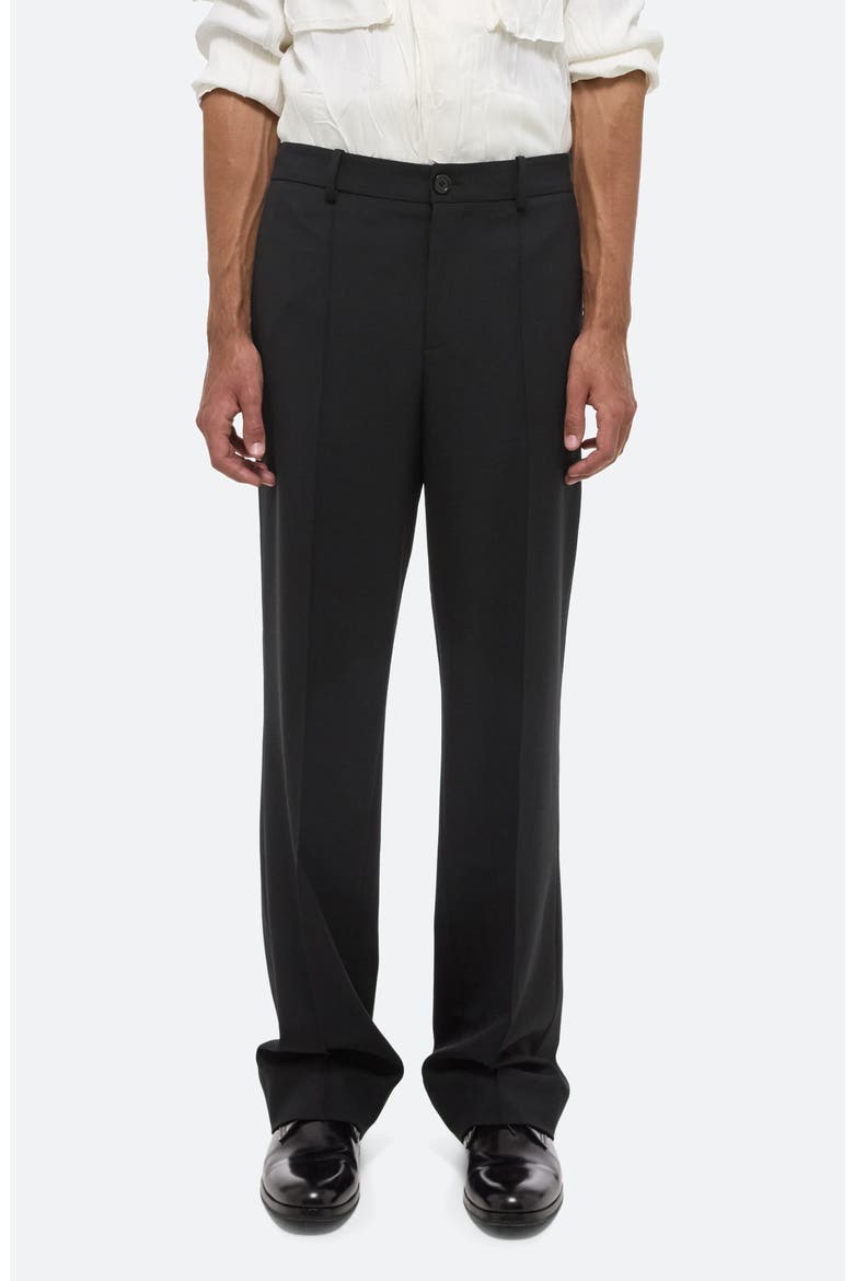 Relaxed Fit Stretch Twill Pants, Main, color, BLACK