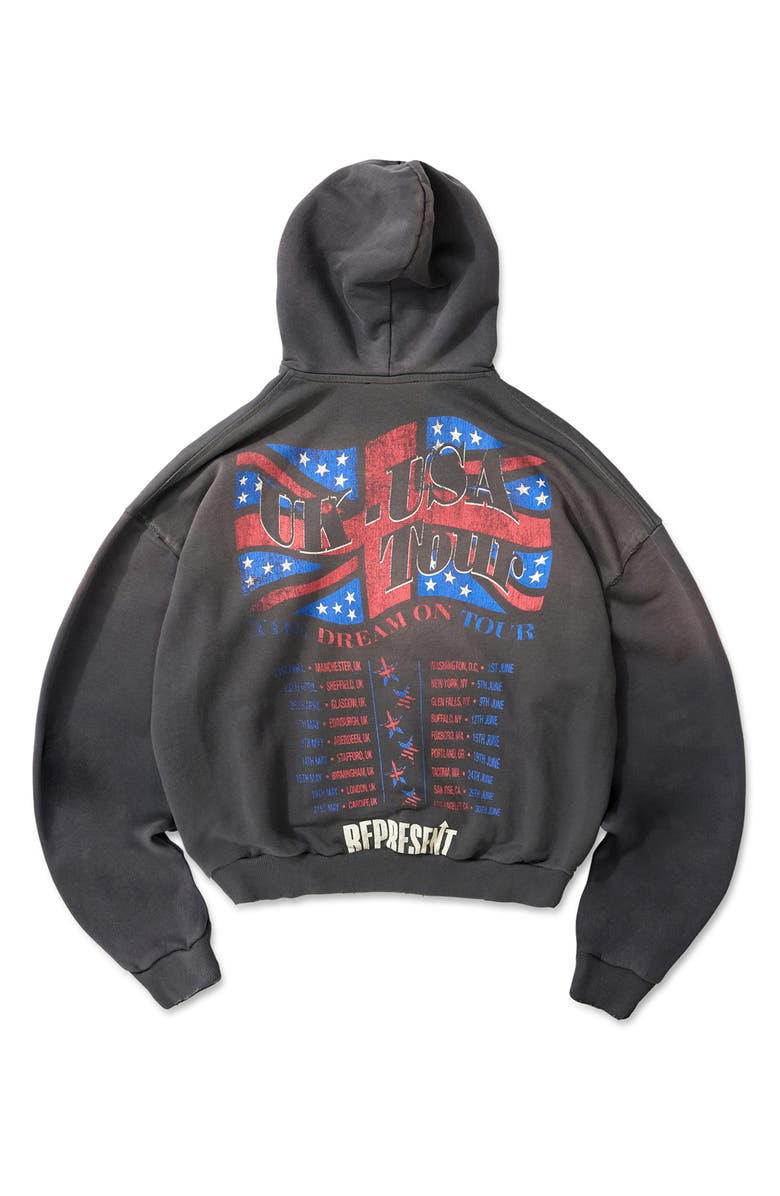 Represent Dream On Tour Graphic Sweatshirt, Alternate, color, Nero