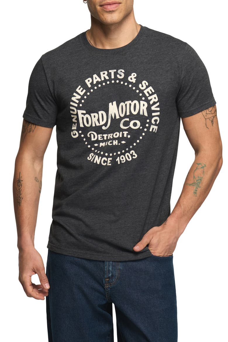 Ford Motor Co. Graphic T-Shirt, Main, color, JET BLACK