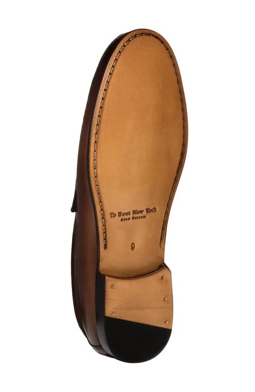 Shop To Boot New York Clapton Penny Loafer In Burnished Brown