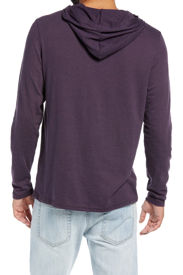 Pullover Hoodie, Alternate, color, BLACK BERRY