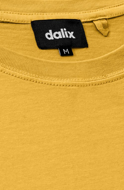 Dalix Mens Espresso Martini Midweight Garment Dye Tee