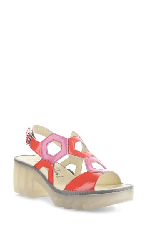 FLY LONDON FLY LONDON TEWA STRAPPY PLATFORM SANDAL