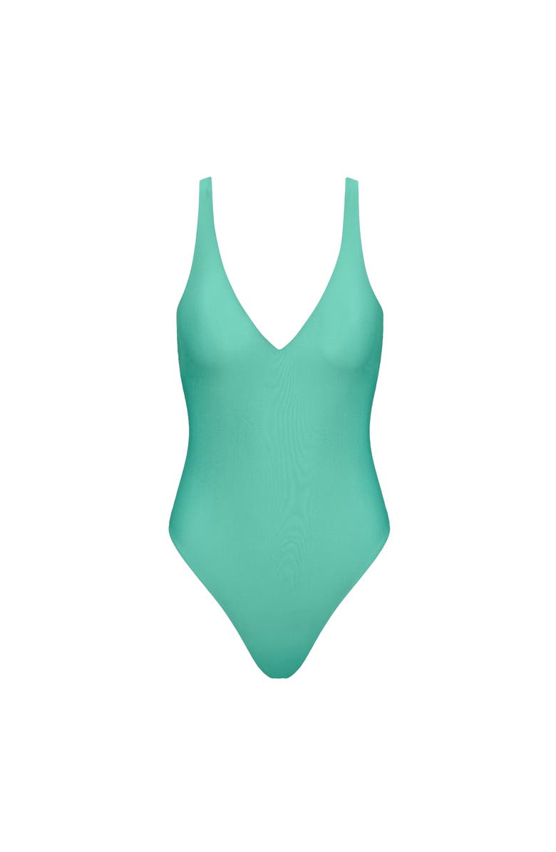 CUUP The Plunge One Piece Swim, Main, color, Tide