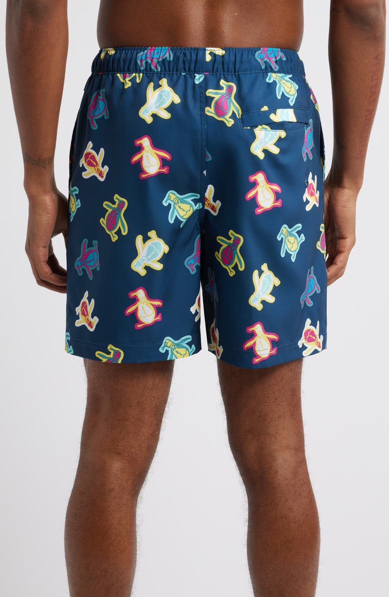 Original Penguin 11-Inch Volley Swim Trunks, Alternate, color,