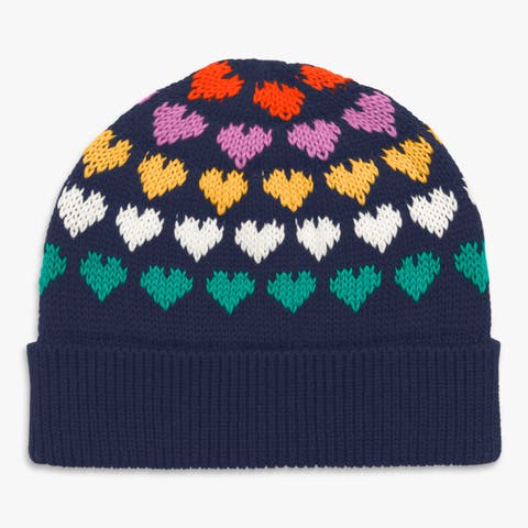 Baby Rainbow Hearts Beanie
