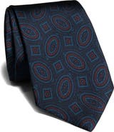 Jack Victor Copps Geometric Silk Tie