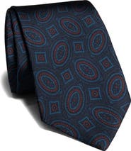 Jack Victor Copps Geometric Silk Tie