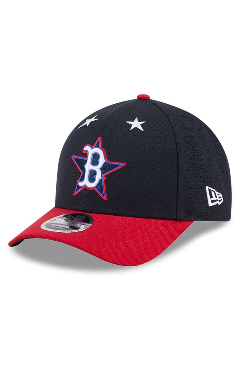 New Era Men's New Era Navy/Red  Boston Red Sox 2025 MLB All-Star Game Workout 9FORTY M-Crown Adjustable Hat, Alternate, color, Navy