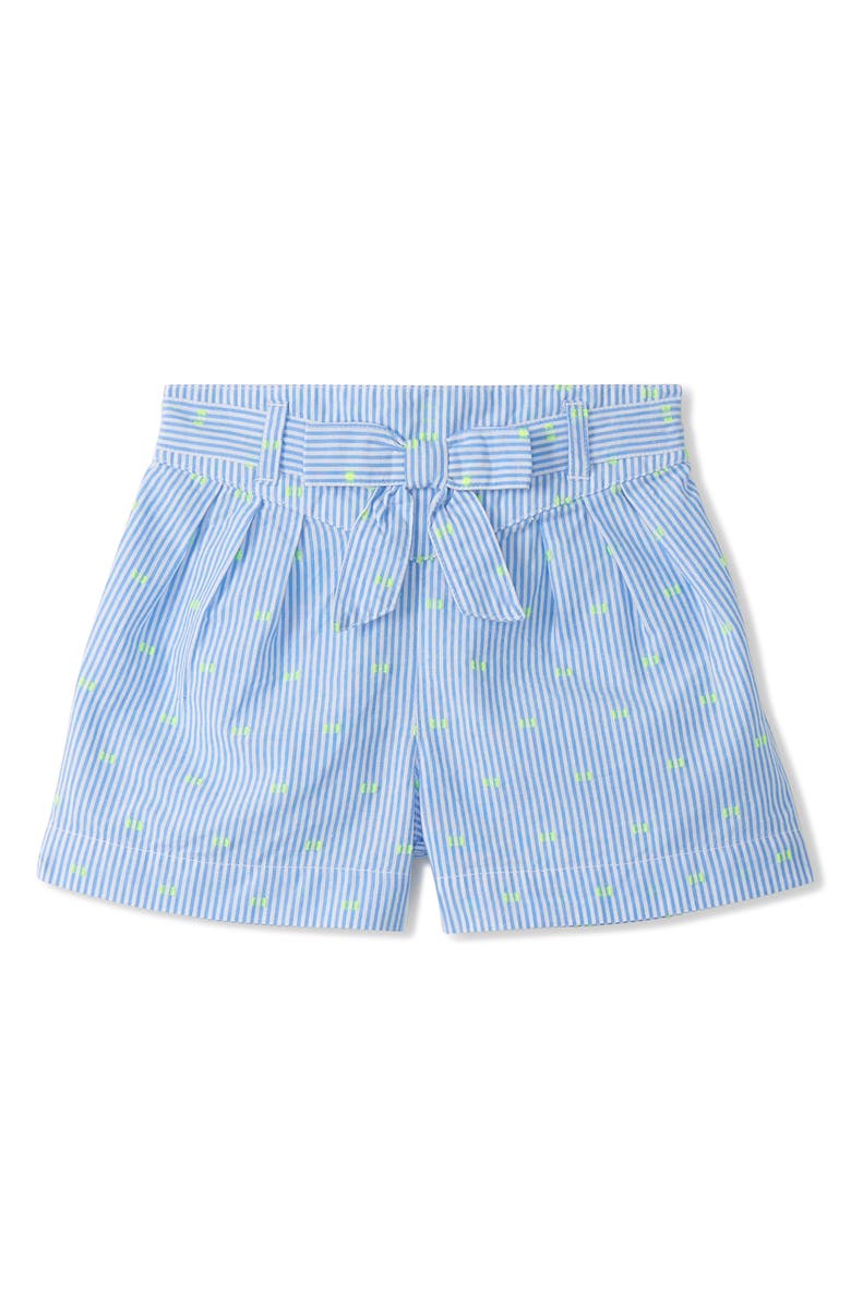 Hatley Kids' Stripe Paperbag Shorts, Main, color,