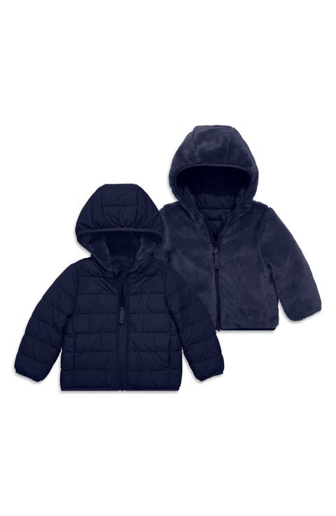 Kids' Reversible Quilted Puffer Jacket