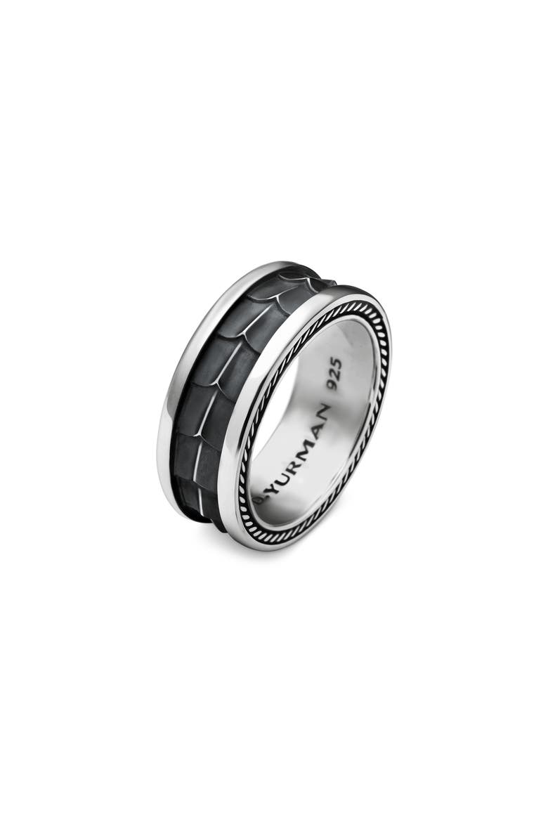Men's Armory Band Ring, Alternate, color, SILVER