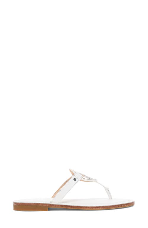 Frye Taylor Logo Sandal In White
