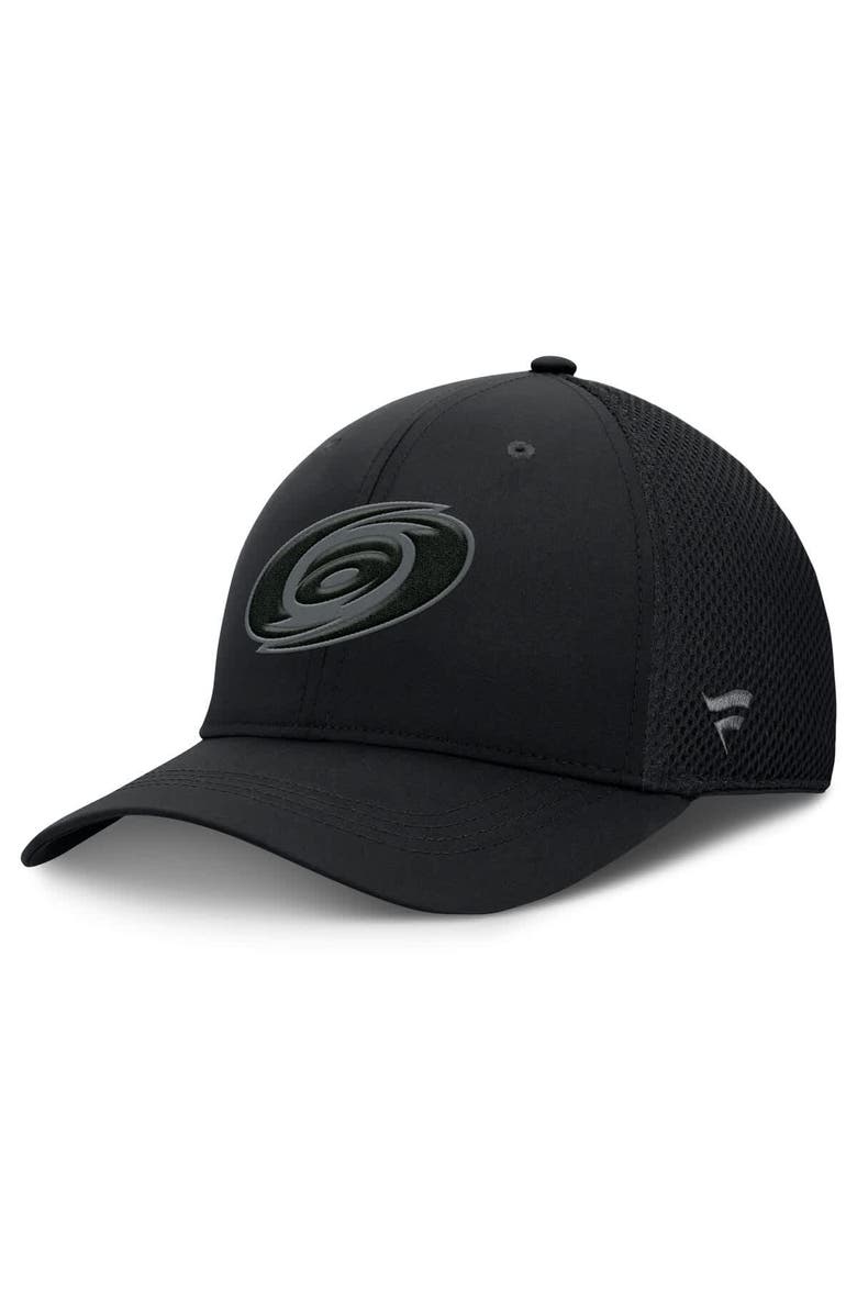 FANATICS Men's Fanatics Black Carolina Hurricanes Authentic Pro Road Flex Hat, Main, color, 