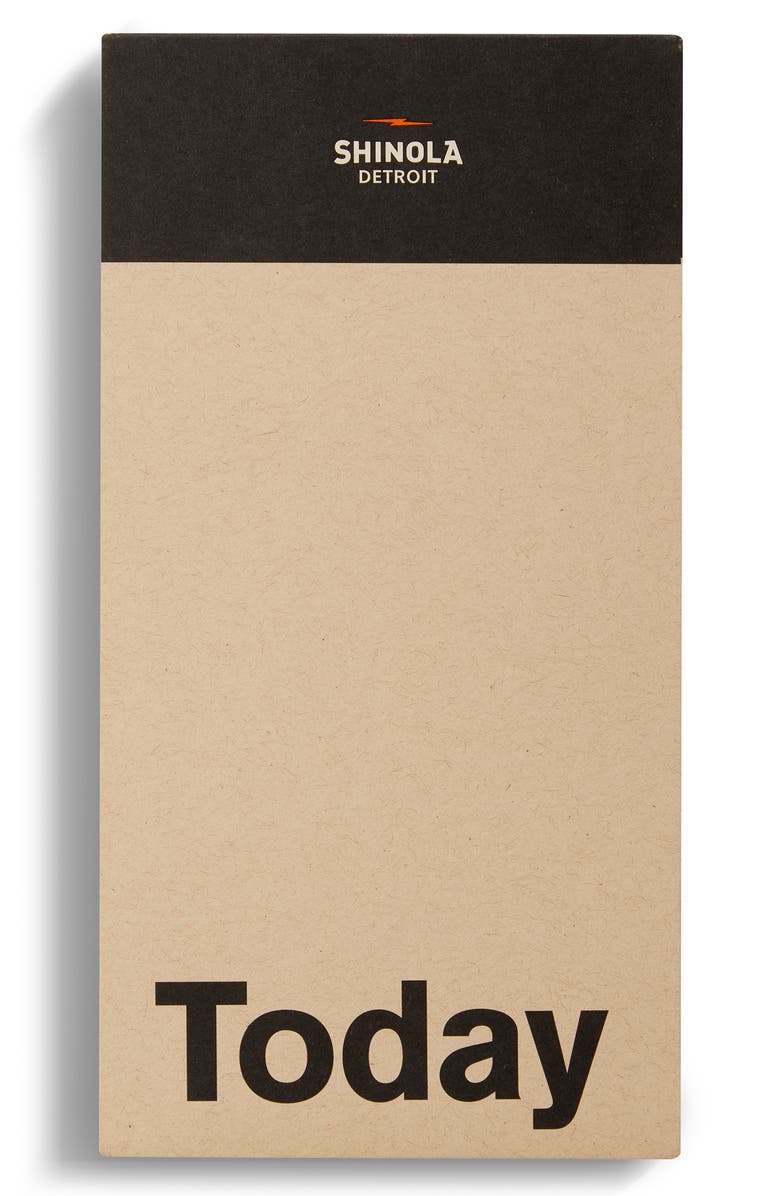 Shinola Today Memo Pad, Main, color, 