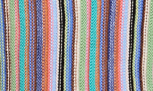 Nic + Zoe Nic+zoe Falling Fringe Sleeveless Sweater In Pink Multi