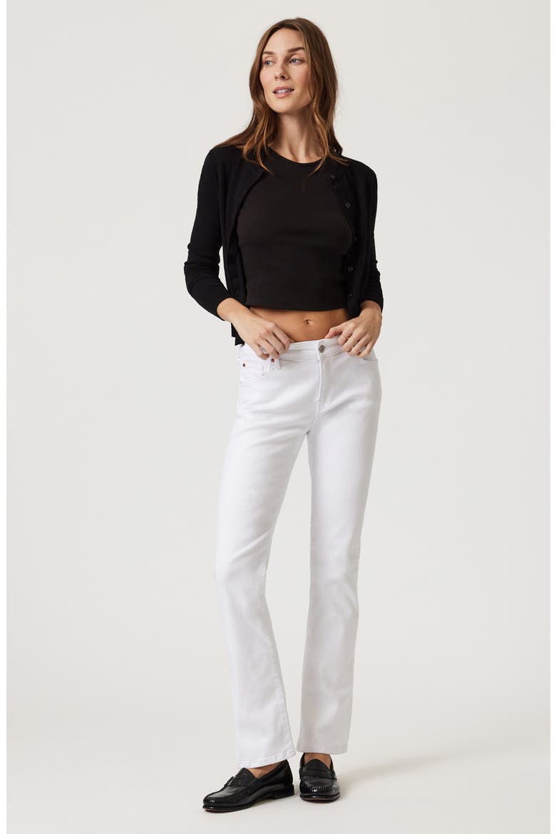 Vicky Bootcut Jeans, Alternate, color, WHITE FLEX BLUE