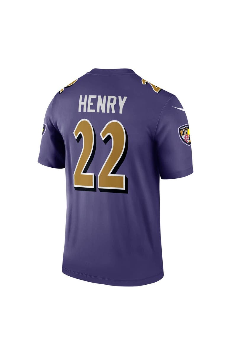 Nike Men's Nike Derrick Henry Purple Baltimore Ravens Alternate Legend Jersey, Alternate, color, 