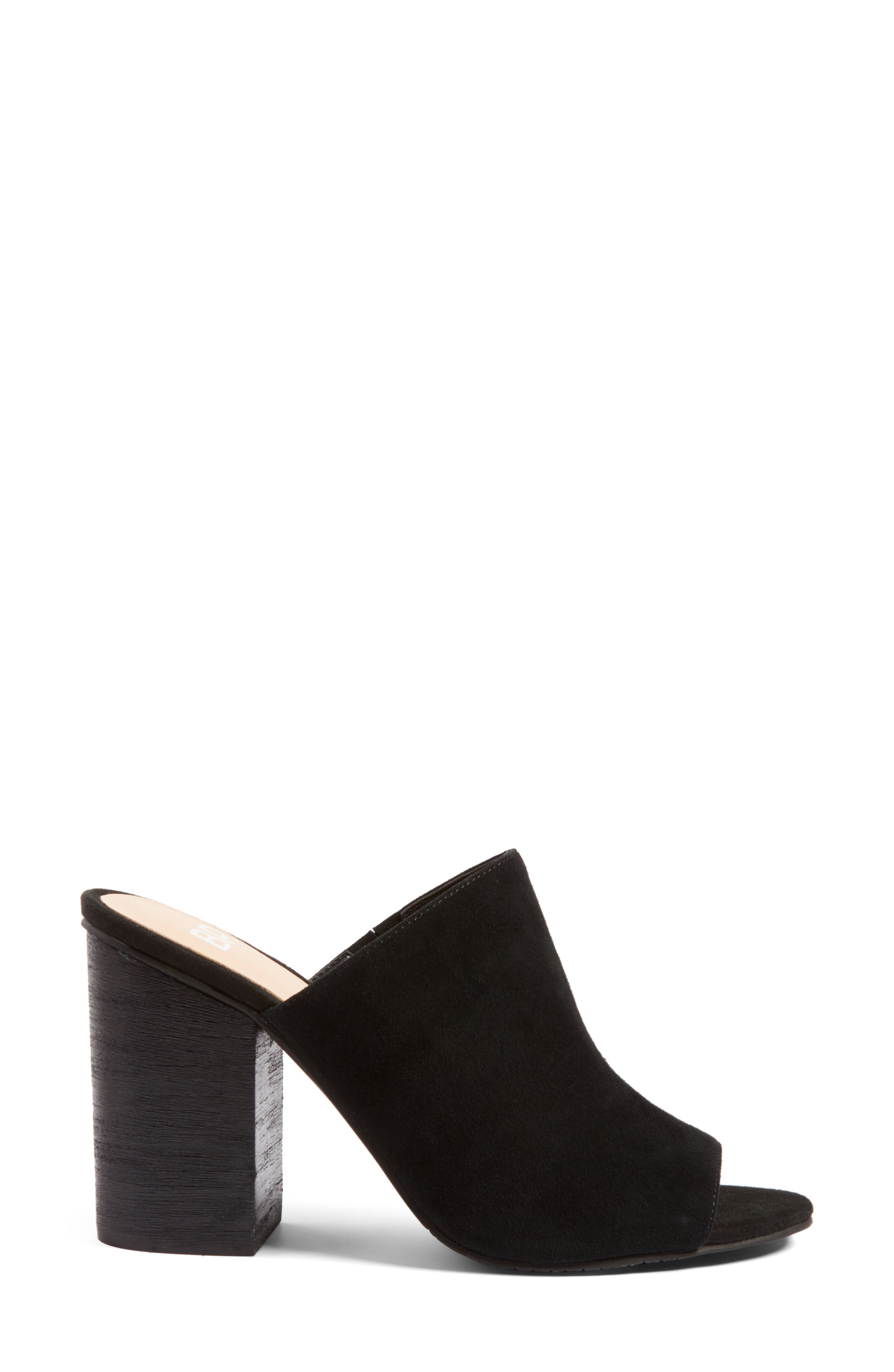 Tale 2 Mule, Alternate, color, BLACK SUEDE