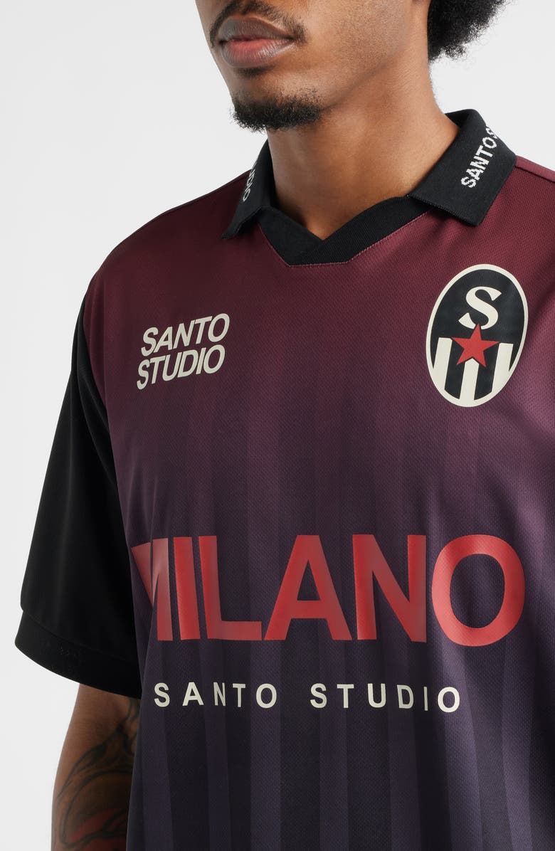 SANTO STUDIO Milano Team Jersey, Alternate, color, Red/ Burgundy Multi