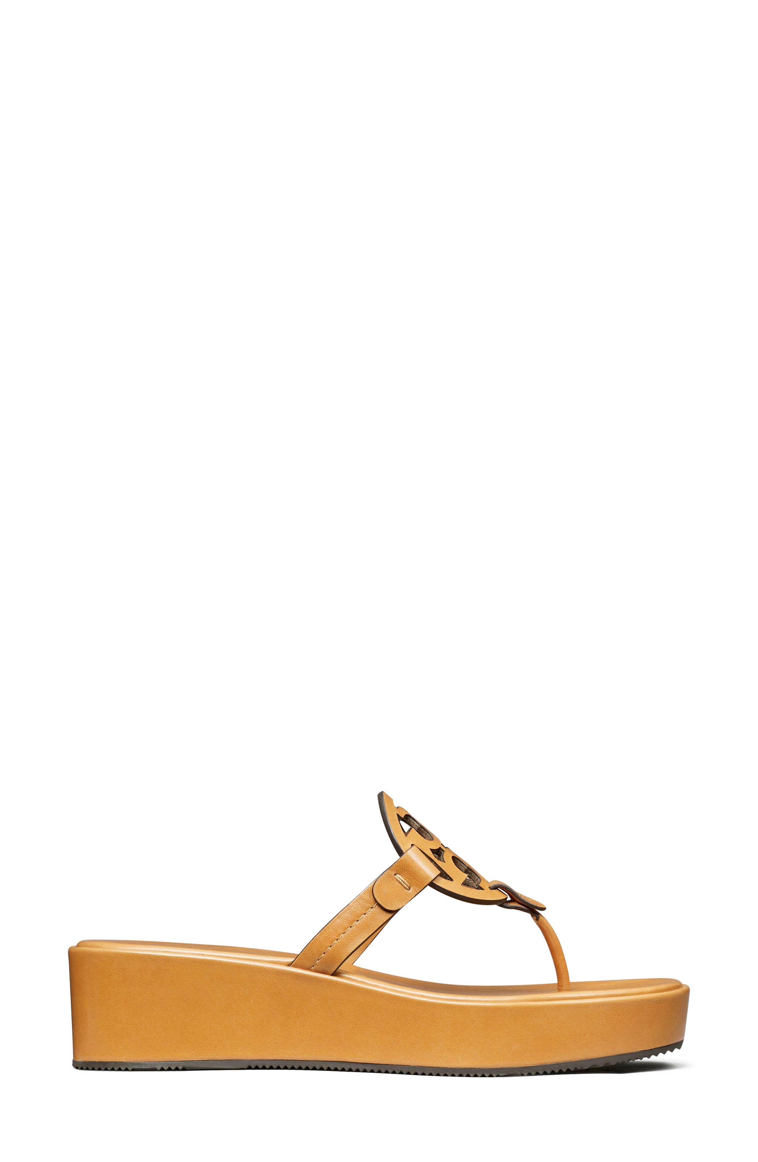 Tory Burch Miller Platform Wedge Thong Sandal, Alternate, color, 
