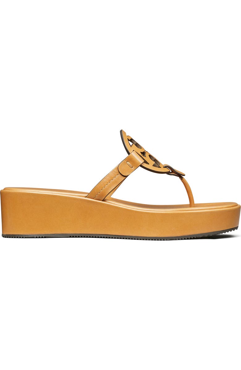 Tory Burch Miller Platform Wedge Thong Sandal, Alternate, color,