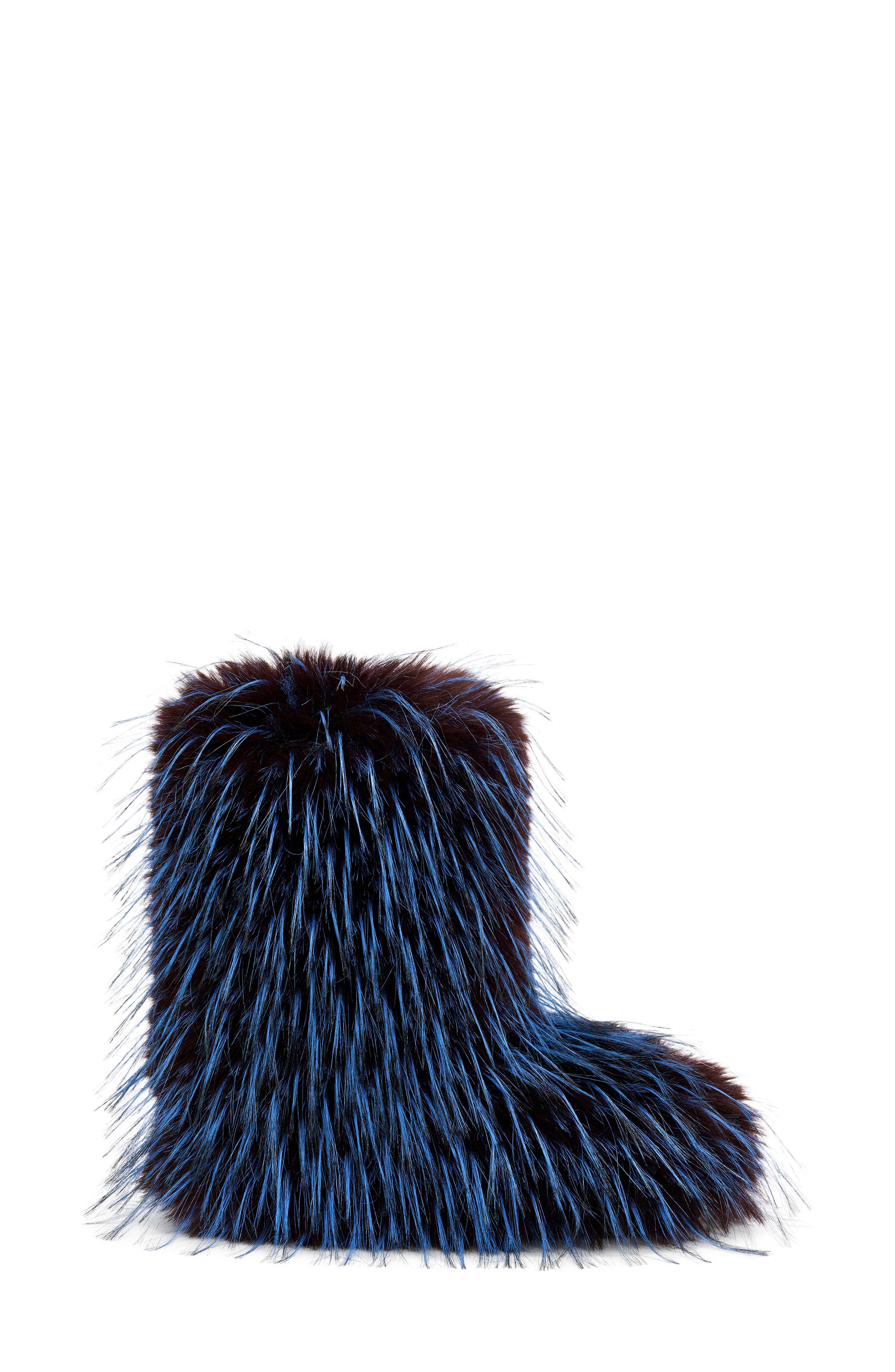 Lenix Faux Fur Boot, Alternate, color, BLUE MULTI
